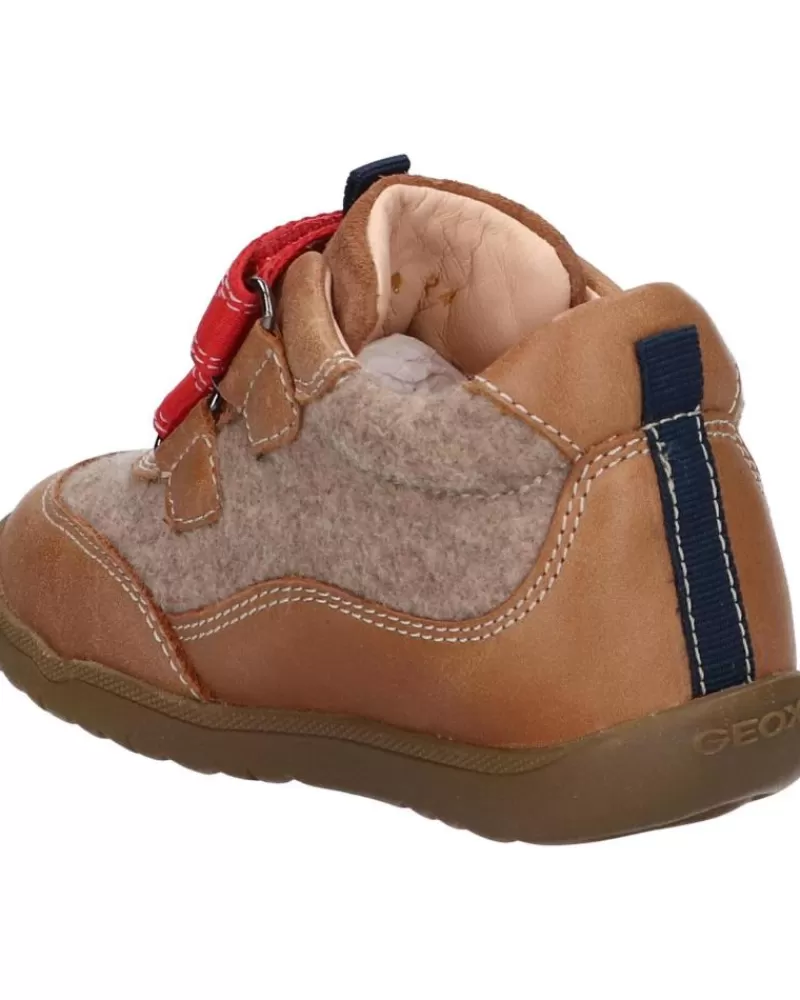 Boy GEOX Shoes-Girl And Boy Shoes B264Na 0Clny B Macchia Ct65Z Whisky-Sand