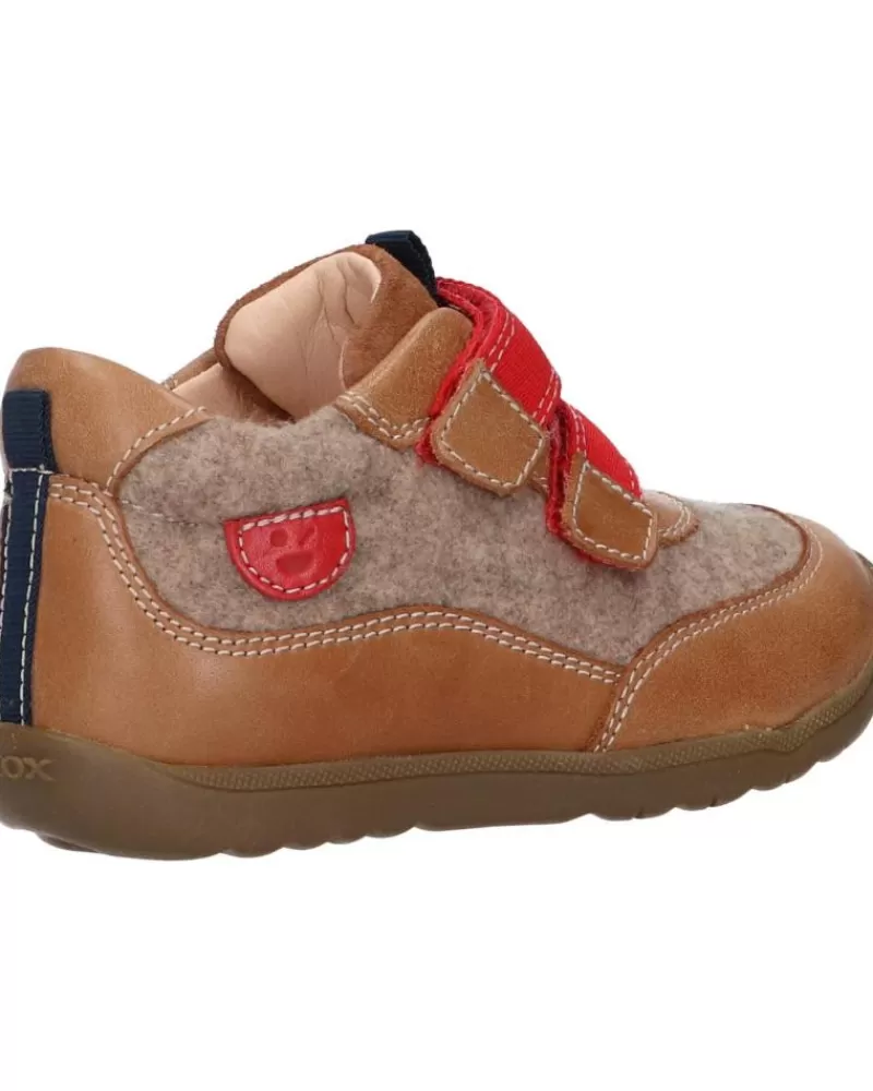 Boy GEOX Shoes-Girl And Boy Shoes B264Na 0Clny B Macchia Ct65Z Whisky-Sand