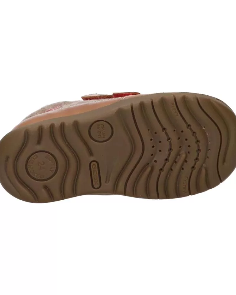 Boy GEOX Shoes-Girl And Boy Shoes B264Na 0Clny B Macchia Ct65Z Whisky-Sand