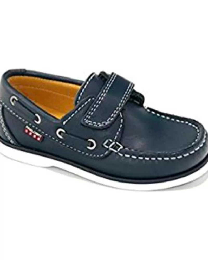 Boy PABLOSKY Boat Shoes-Girl And Boy Shoes Nautico Velcro Azul