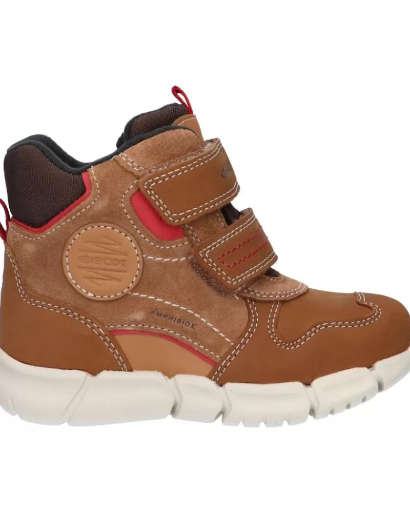 Boy GEOX Trainers-Girl And Boy Trainers B163Pa 03222 B Flexyper Boy B Abx C6684 Whisky-Brown