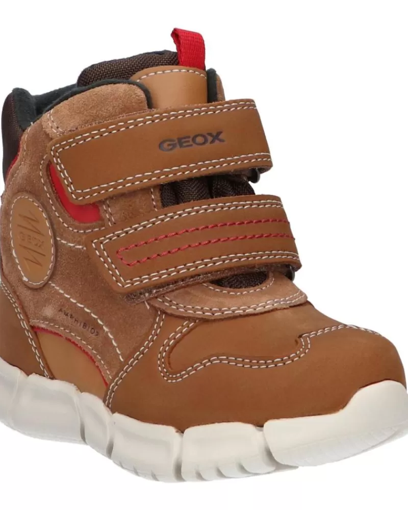 Boy GEOX Trainers-Girl And Boy Trainers B163Pa 03222 B Flexyper Boy B Abx C6684 Whisky-Brown