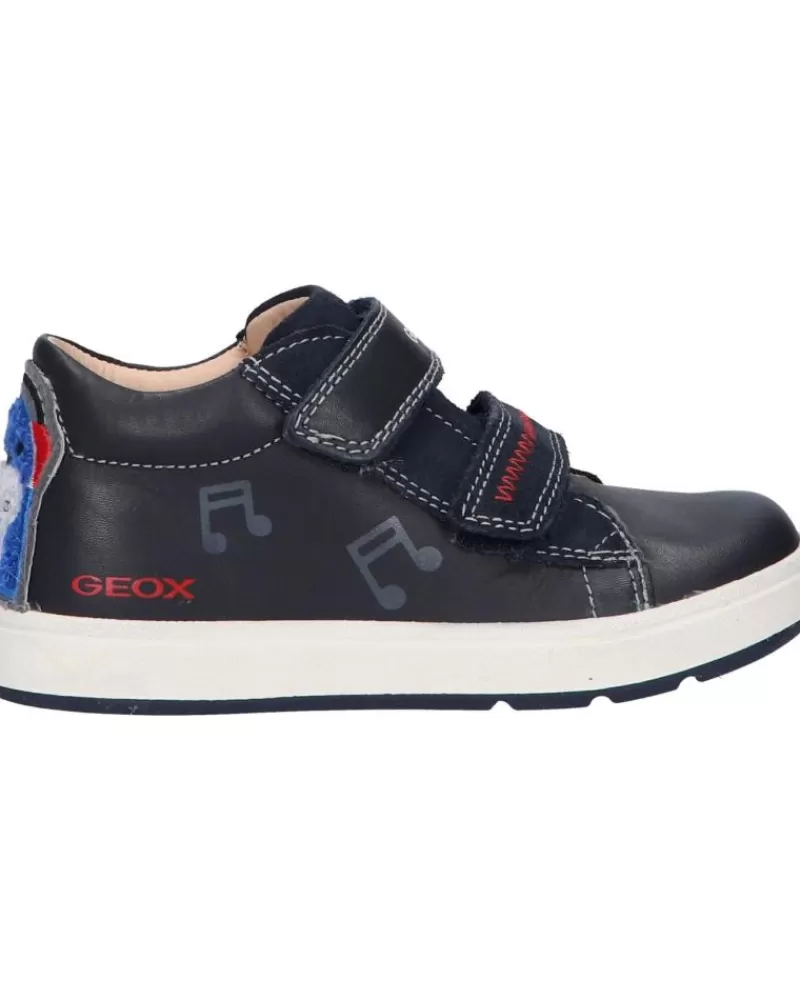 Boy GEOX Trainers-Girl And Boy Trainers B264Db 08522 B Biglia Boy C4075 Dk Navy-Red