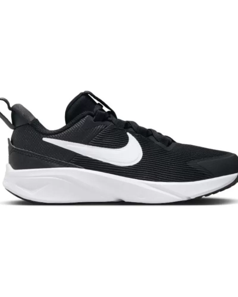 Boy NIKE Sports Shoes-Girl And Boy Trainers Deporitva Running Unisex Dx7614 Negro Blanco