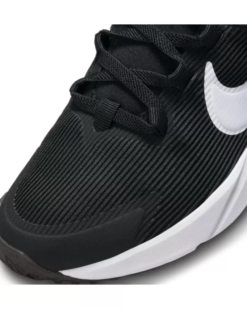 Boy NIKE Sports Shoes-Girl And Boy Trainers Deporitva Running Unisex Dx7614 Negro Blanco