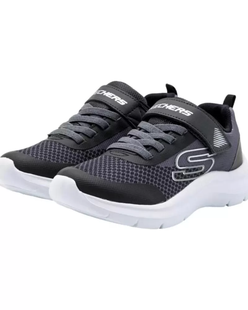 Boy SKECHERS Sports Shoes-Girl And Boy Trainers Zapatillas Nio 403879L Gris