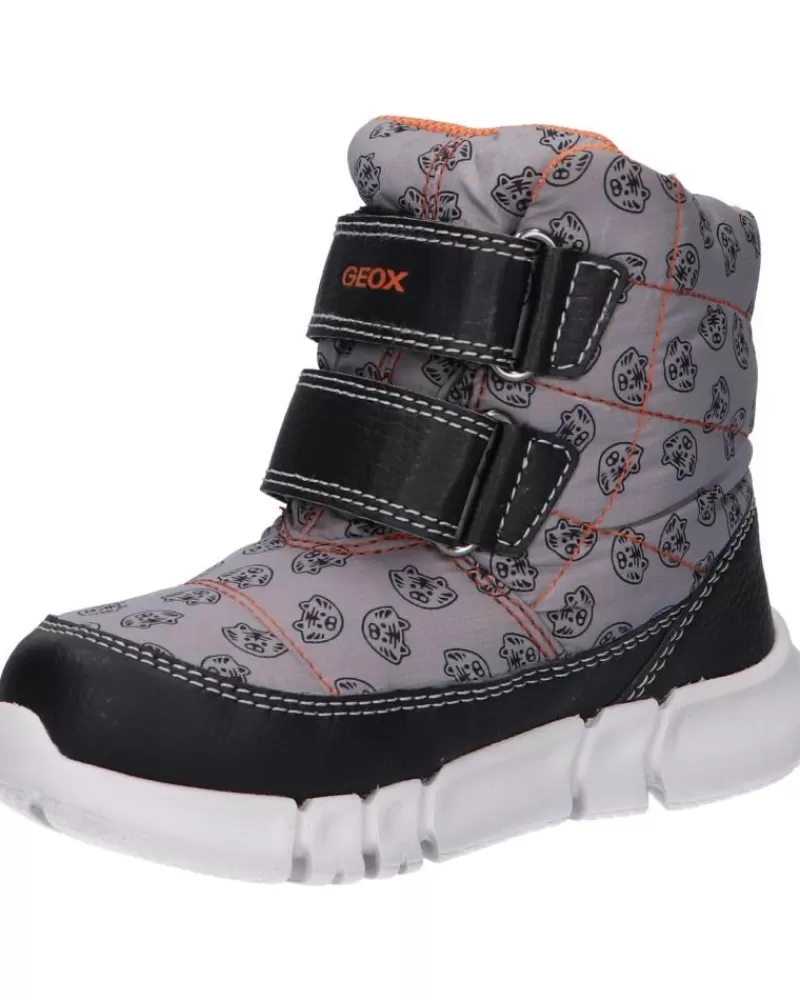 Girl GEOX Boots-Girl Boots B043Pc 0Mnbu B Flexyper Boy B Abx C0036 Grey-Orange