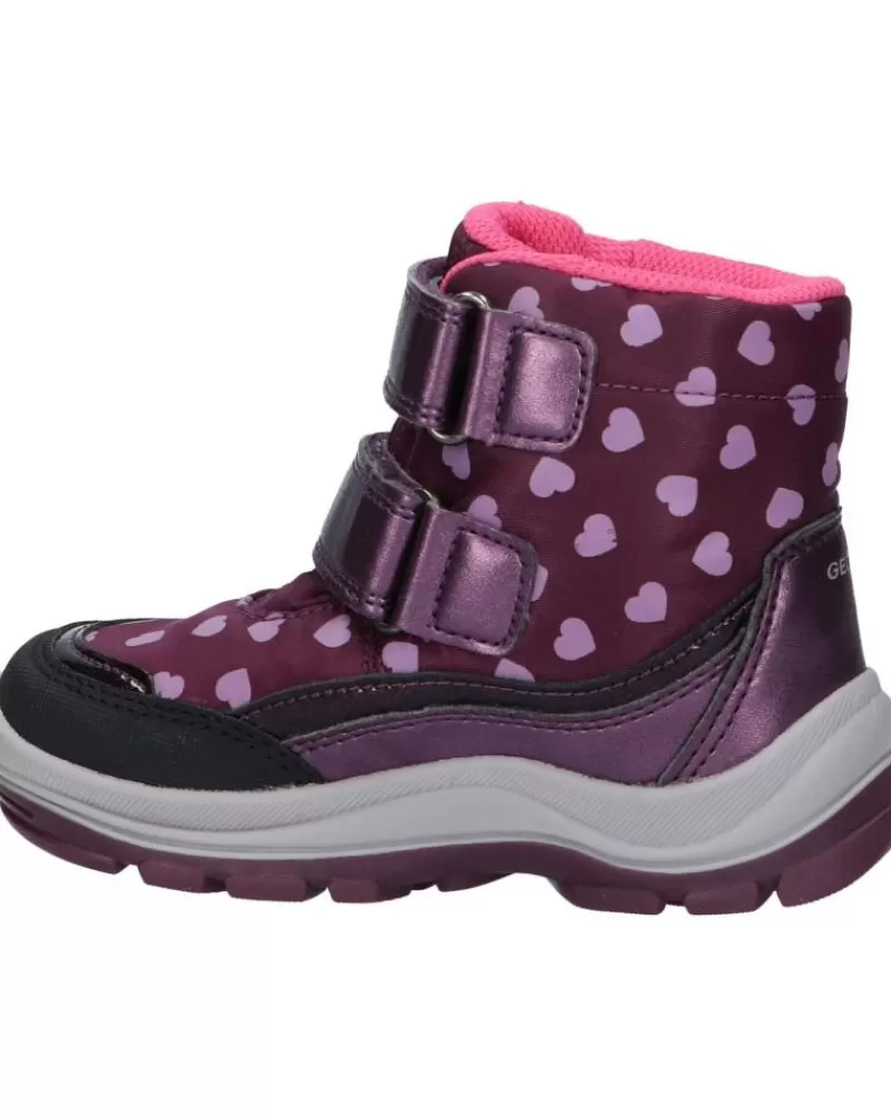 Girl GEOX Boots-Girl Boots B263Wj 0Mnnf B Flanfil Girl B Abx C8017 Prune