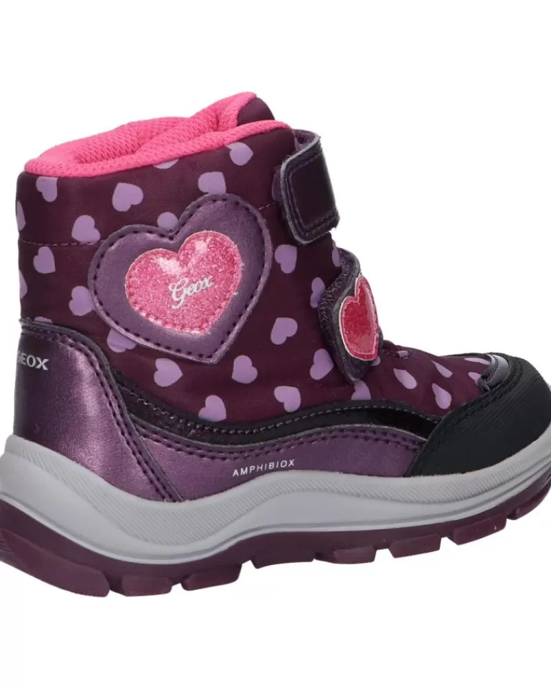 Girl GEOX Boots-Girl Boots B263Wj 0Mnnf B Flanfil Girl B Abx C8017 Prune