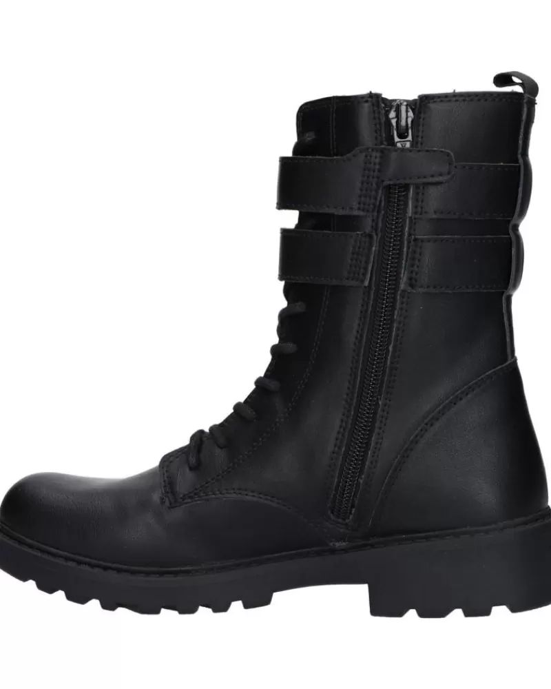 Girl GEOX Mid Boots-Girl Boots J2620B 000Bc J Casey Girl C9999 Black