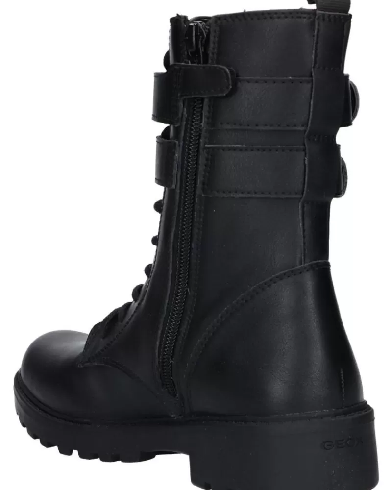 Girl GEOX Mid Boots-Girl Boots J2620B 000Bc J Casey Girl C9999 Black