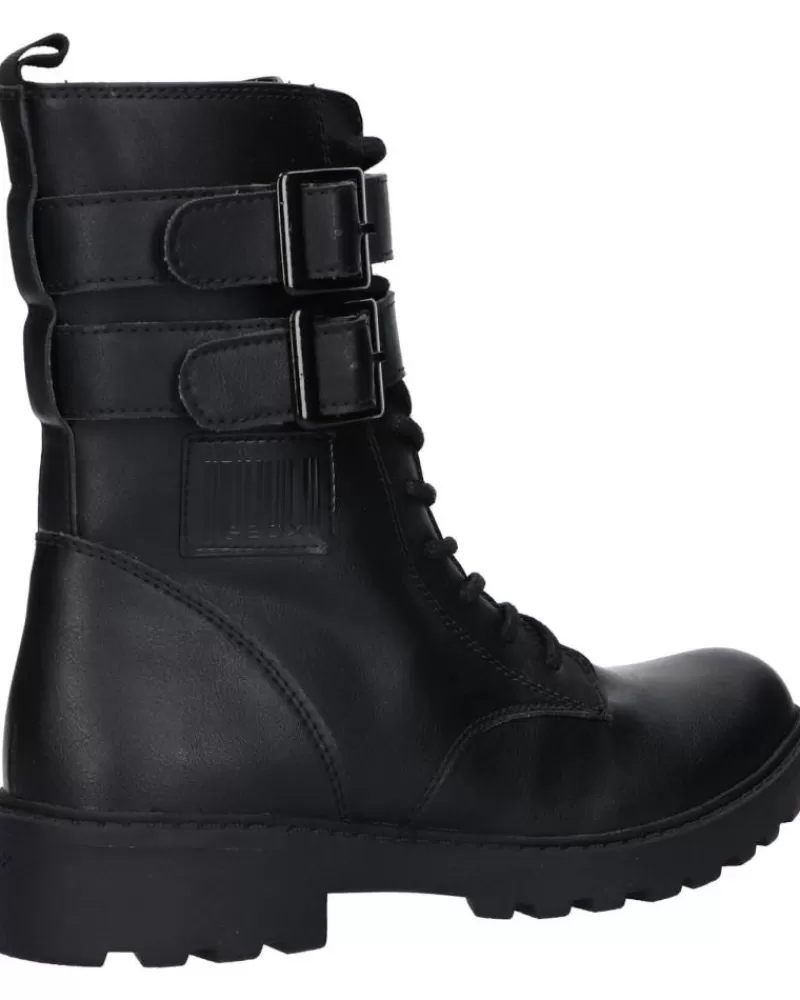 Girl GEOX Mid Boots-Girl Boots J2620B 000Bc J Casey Girl C9999 Black