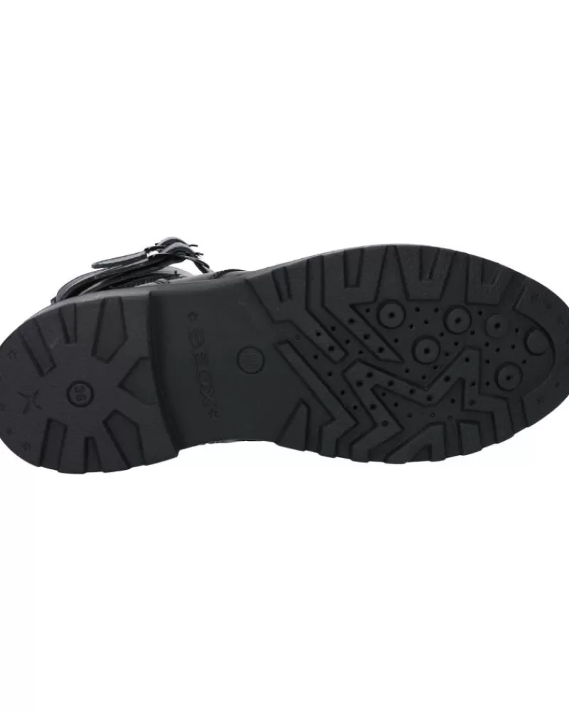 Girl GEOX Mid Boots-Girl Boots J2620B 000Bc J Casey Girl C9999 Black