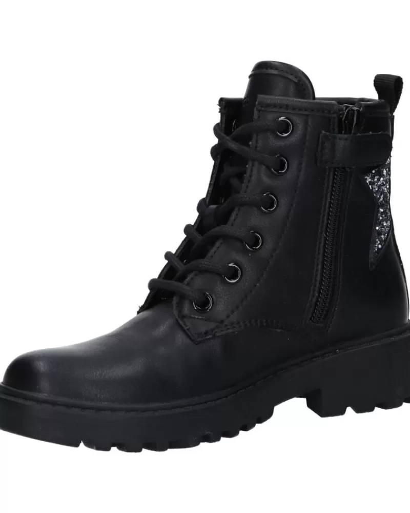 Girl GEOX Mid Boots-Girl Boots J9420G 0Bcew J Casey Girl C9999 Black