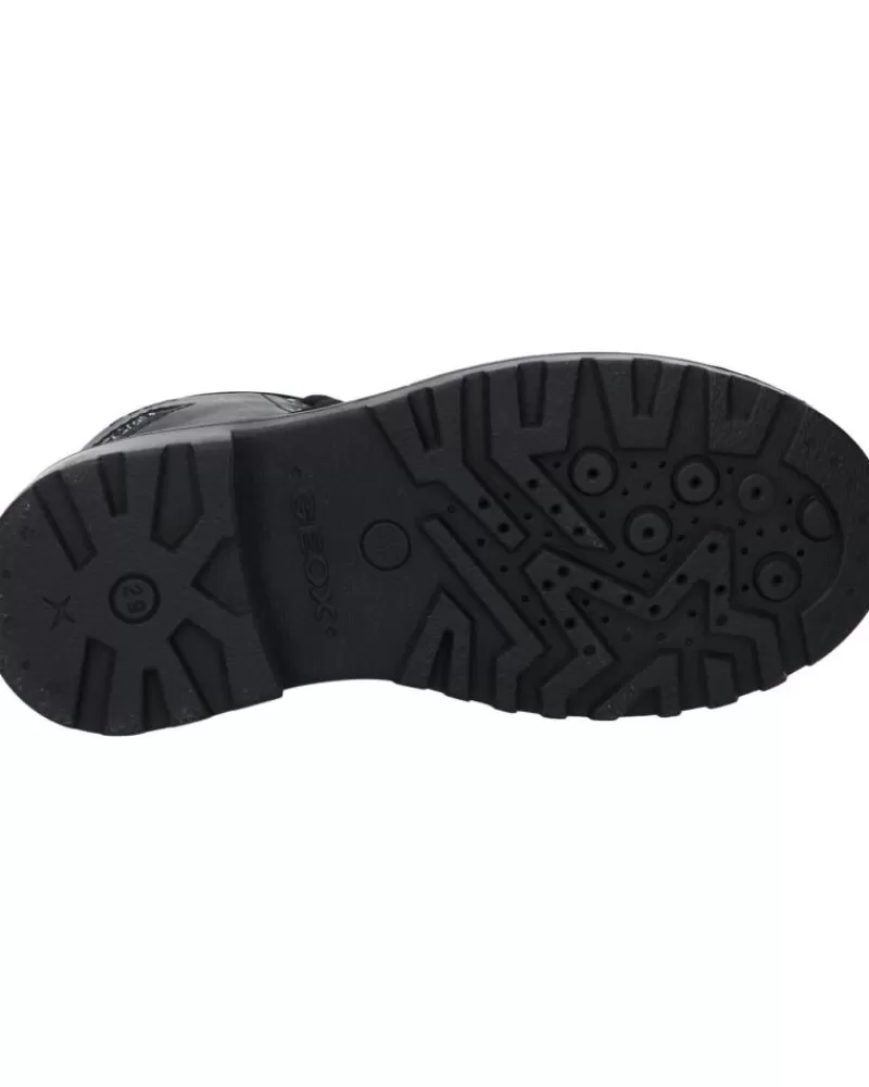 Girl GEOX Mid Boots-Girl Boots J9420G 0Bcew J Casey Girl C9999 Black