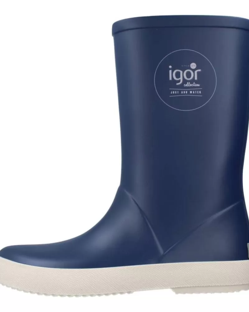 Girl IGOR Wellington Boots-Girl Boots W10107 Azul