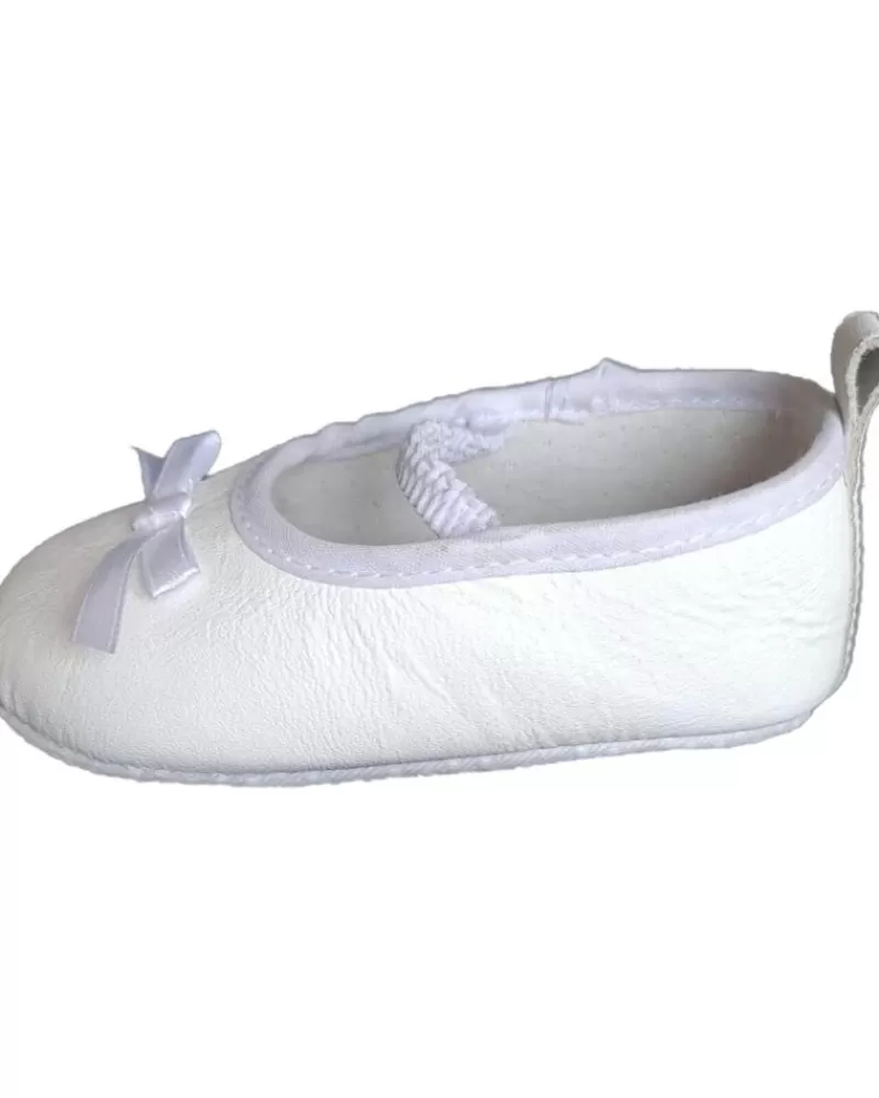 Girl COLORES Flat Shoes-Girl Flat Shoes Bailarinas 128692-B Blanco