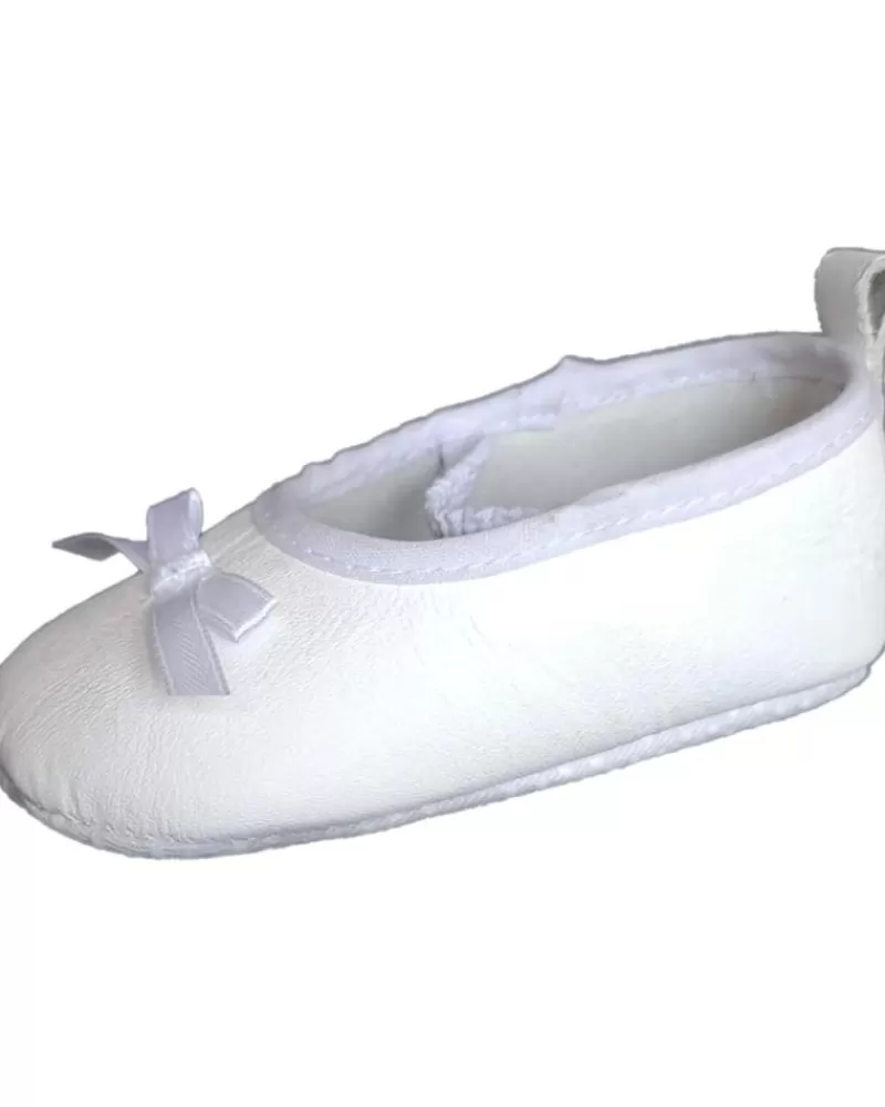 Girl COLORES Flat Shoes-Girl Flat Shoes Bailarinas 128692-B Blanco