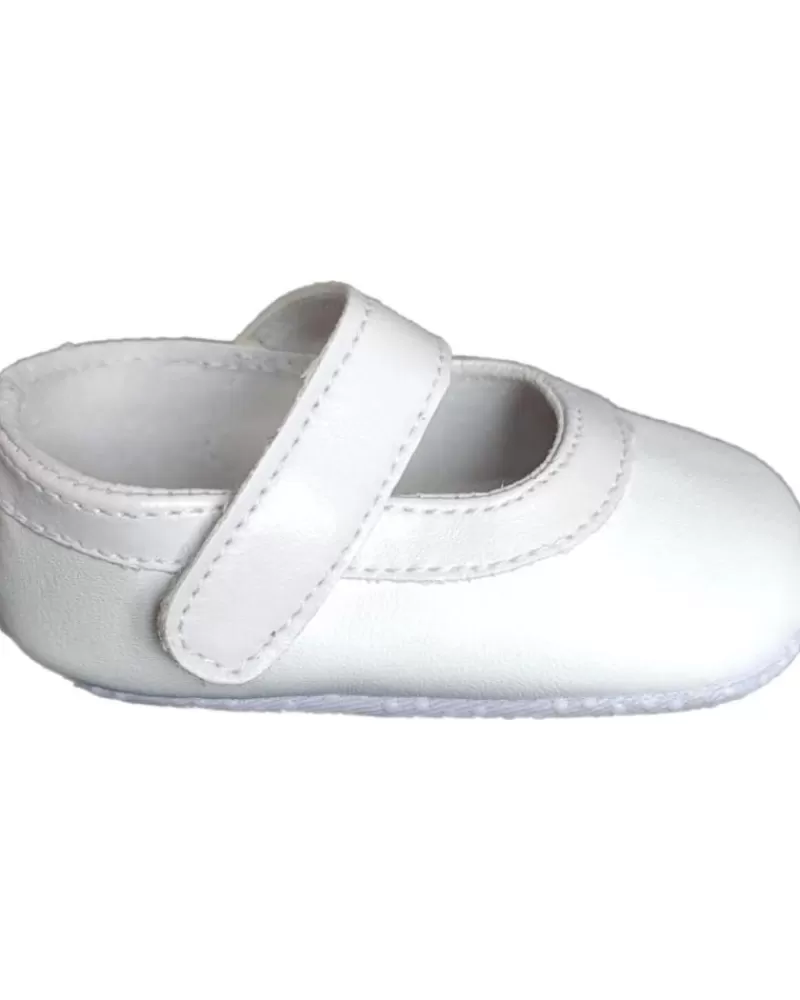Girl COLORES Flat Shoes-Girl Flat Shoes Bailarinas 12994 Blanco