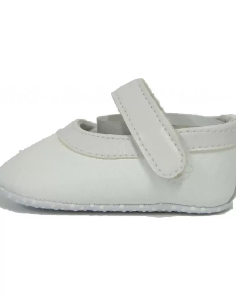 Girl COLORES Flat Shoes-Girl Flat Shoes Bailarinas 12994 Blanco