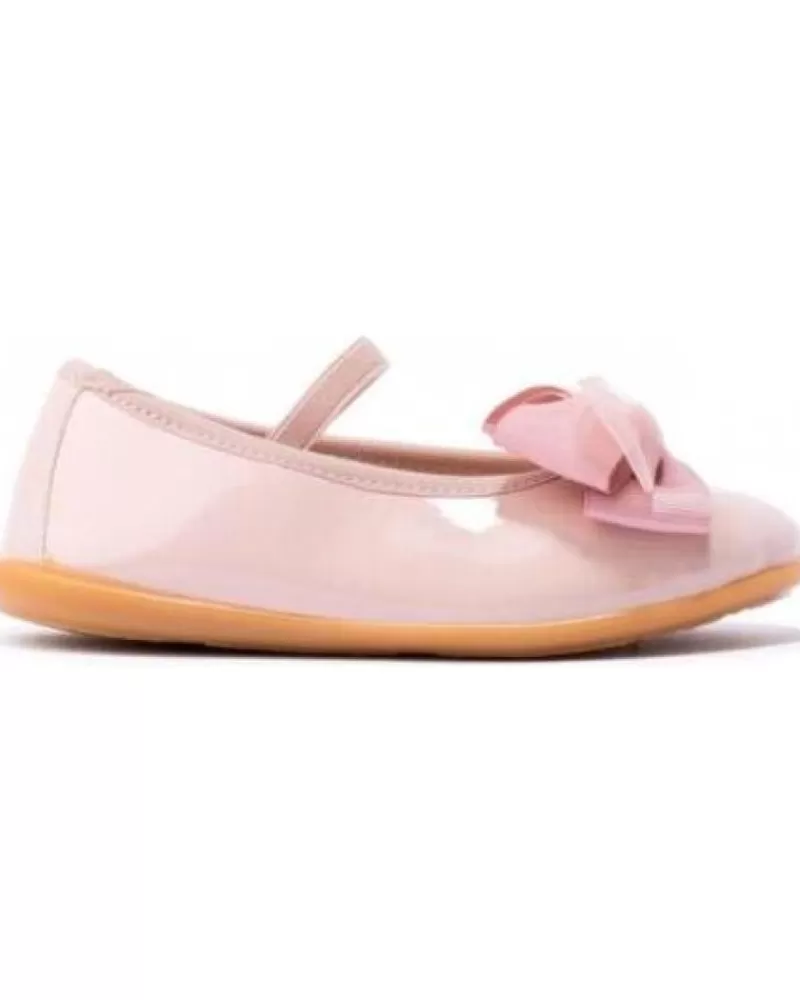 Girl CONGUITOS Flat Shoes-Girl Flat Shoes Bailarinas De Nina Charol Nv126507-0011 Rosa