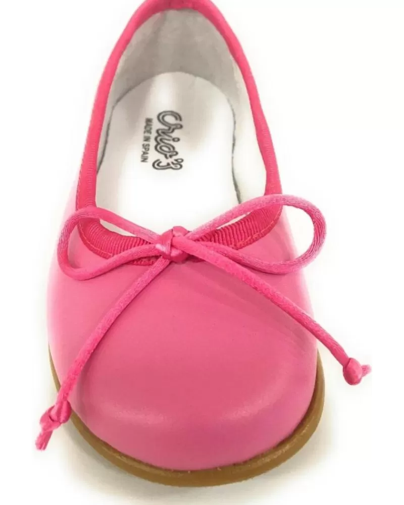 Girl CRIOS Flat Shoes-Girl Flat Shoes 49-166 Bailarina Rosa
