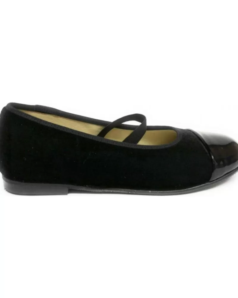 Girl CRIOS Flat Shoes-Girl Flat Shoes Ba-121 Negro
