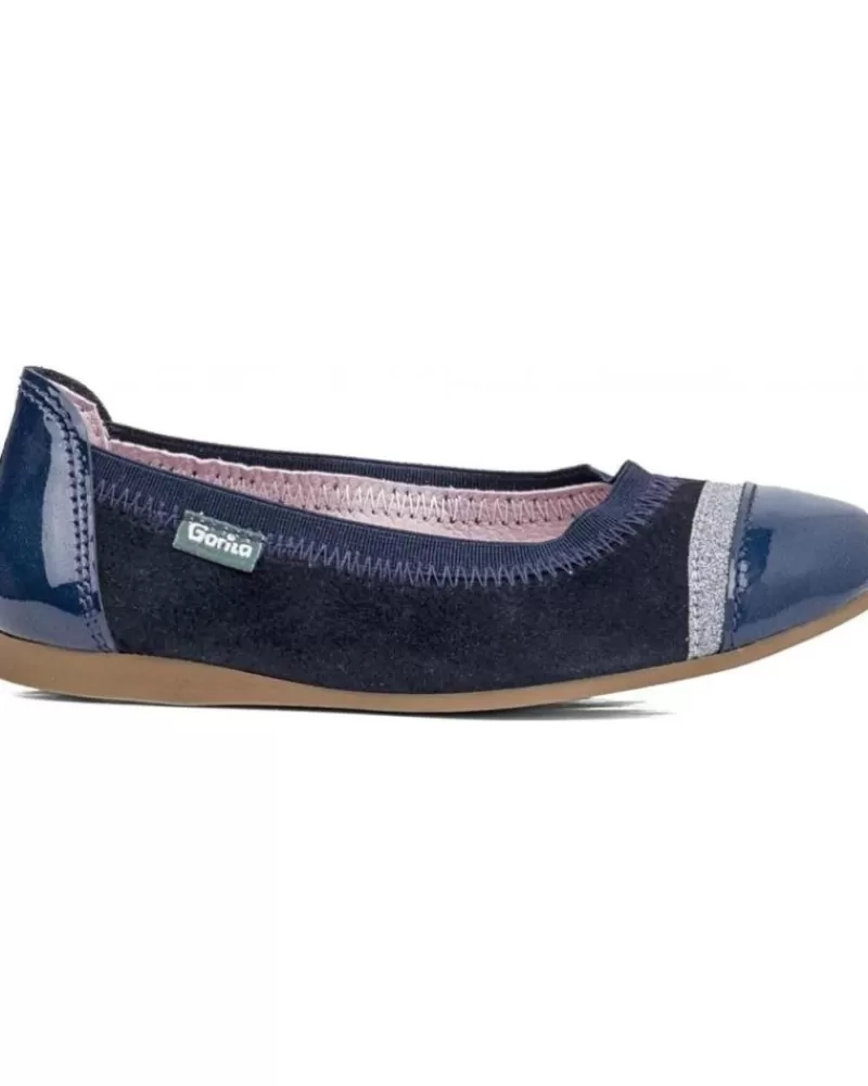 Girl GORILA Flat Shoes-Girl Flat Shoes Bailarina 24246 Azul