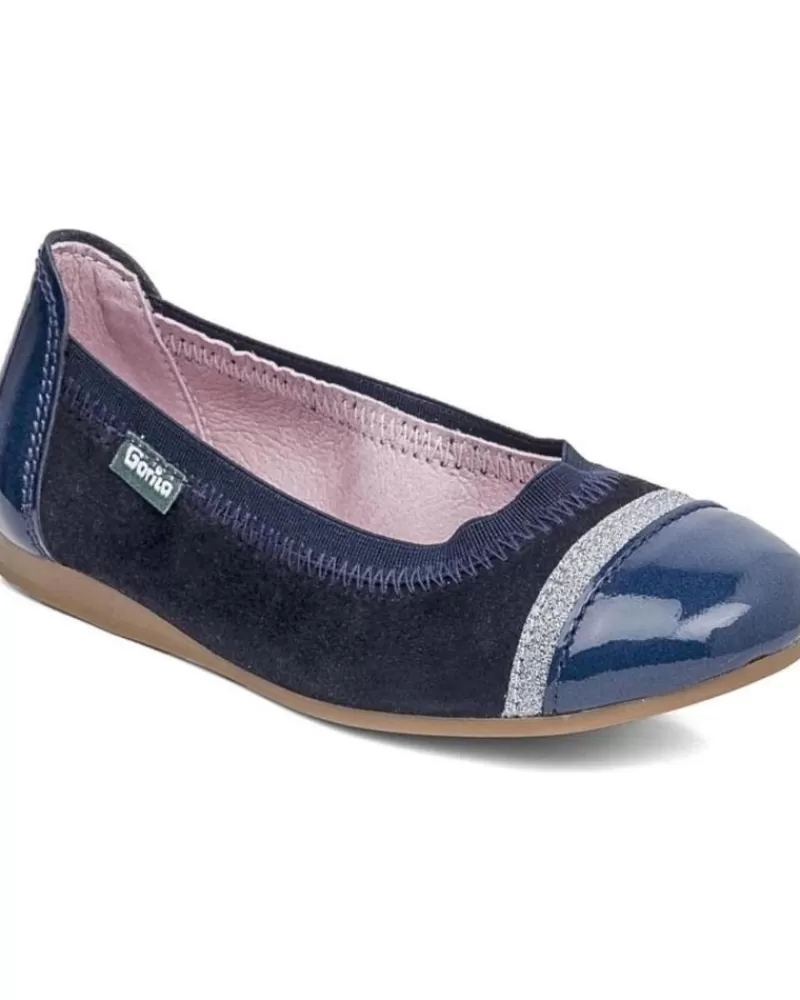Girl GORILA Flat Shoes-Girl Flat Shoes Bailarina 24246 Azul