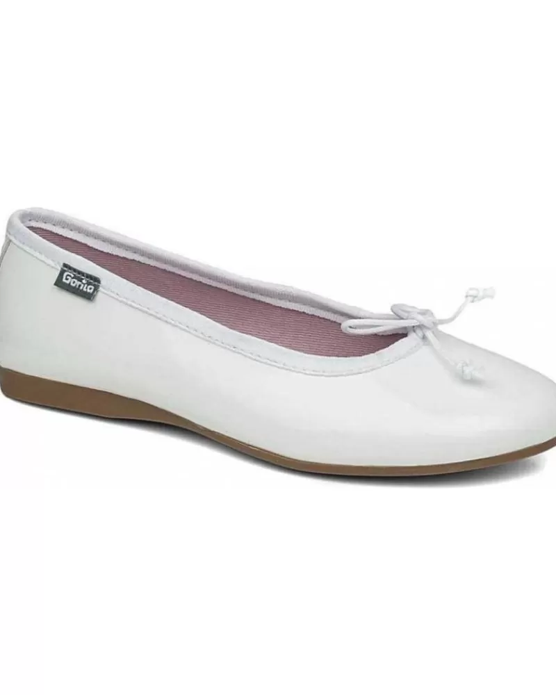 Girl GORILA Flat Shoes-Girl Flat Shoes Bailarinas 24200 Blanco