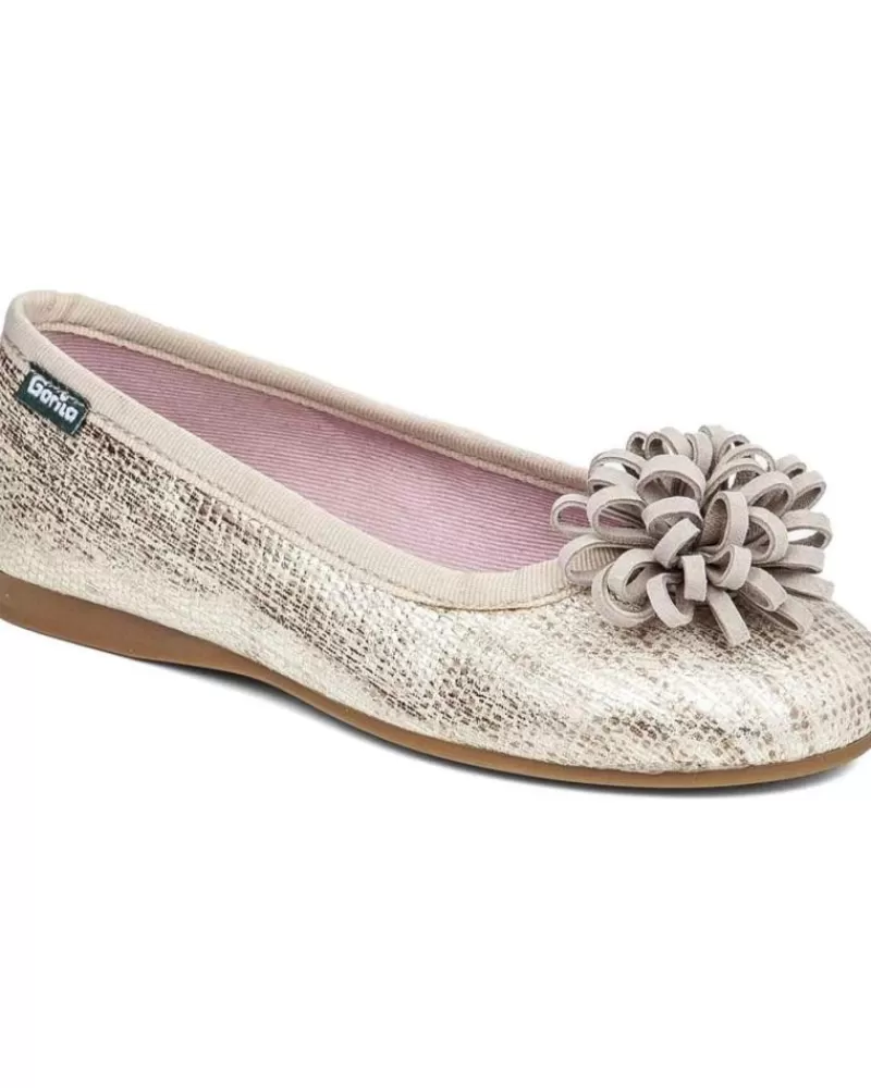 Girl GORILA Flat Shoes-Girl Flat Shoes Bailarinas 24260 Gold