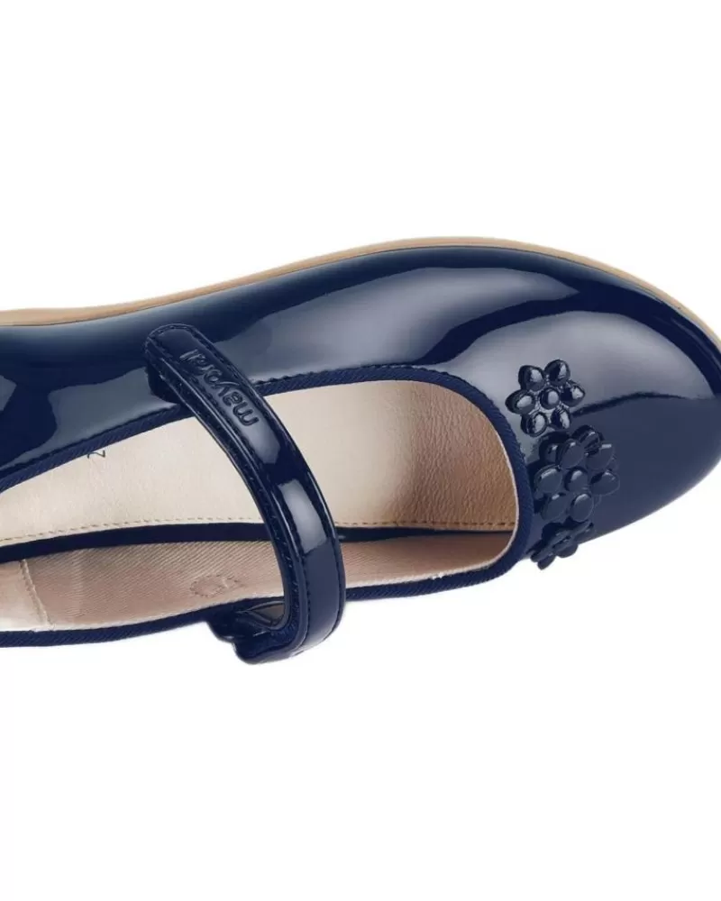 Girl MAYORAL Flat Shoes-Girl Flat Shoes 45433 Marino Azul