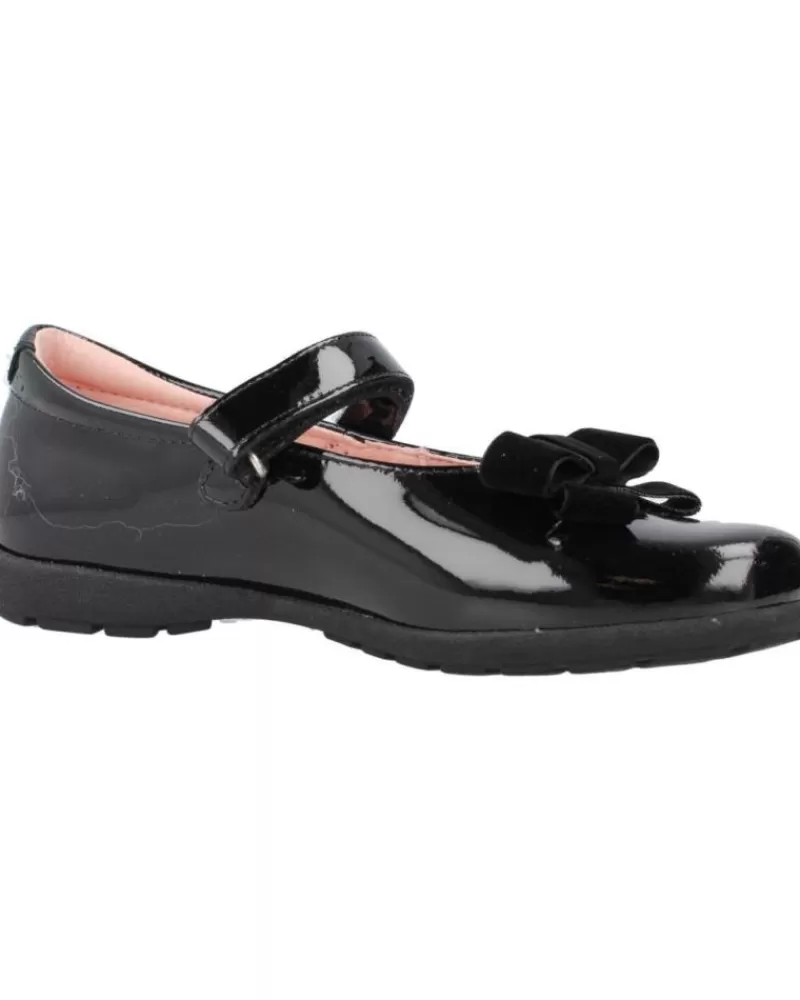 Girl PABLOSKY Flat Shoes-Girl Flat Shoes 353219P Mercedes Piel Lazo Terciopelo Charol