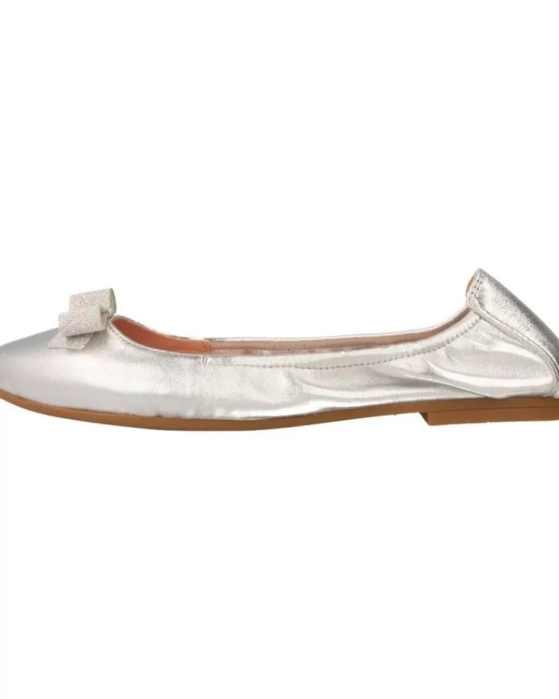 Girl UNISA Flat Shoes-Girl Flat Shoes Dugos-Lmt Metalico