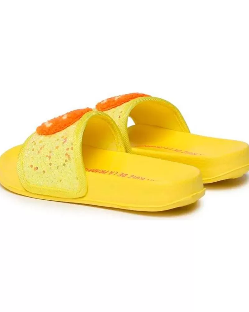 Girl AGATHA RUIZ DE LA PRADA Flip Flops-Girl Flip Flops Chanclas 232983 Smile Amarillo