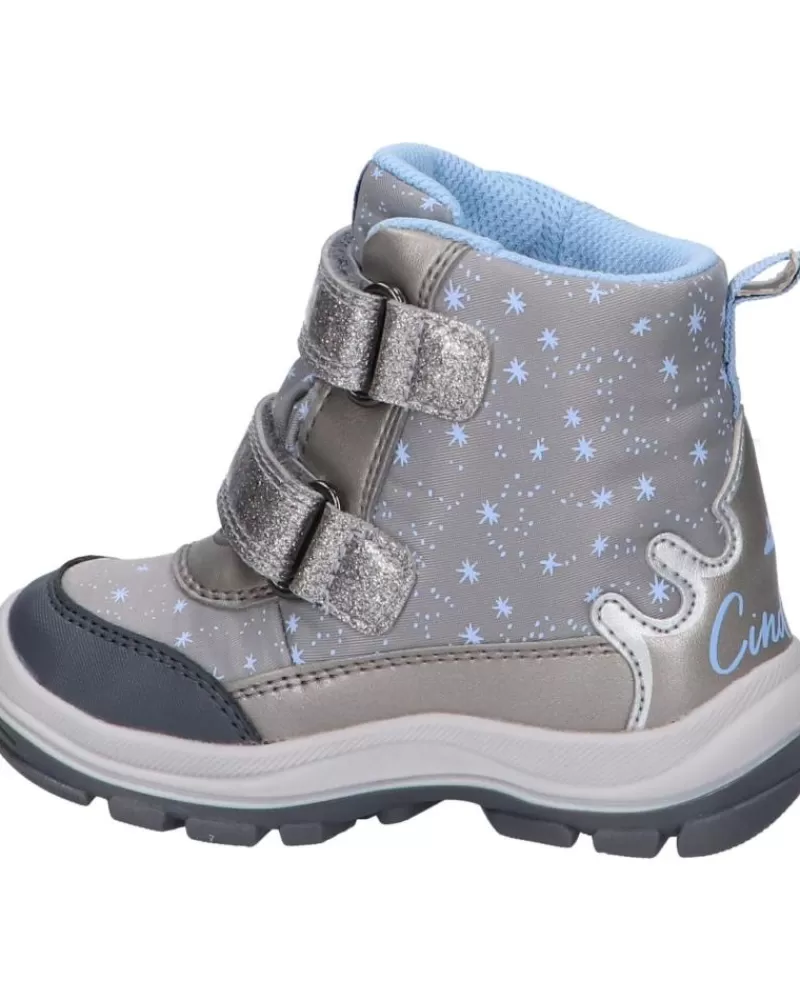 Girl GEOX Mid Boots-Girl B163Wb 054Fu B Flanfil Girl B Abx C1009 Dk Silver