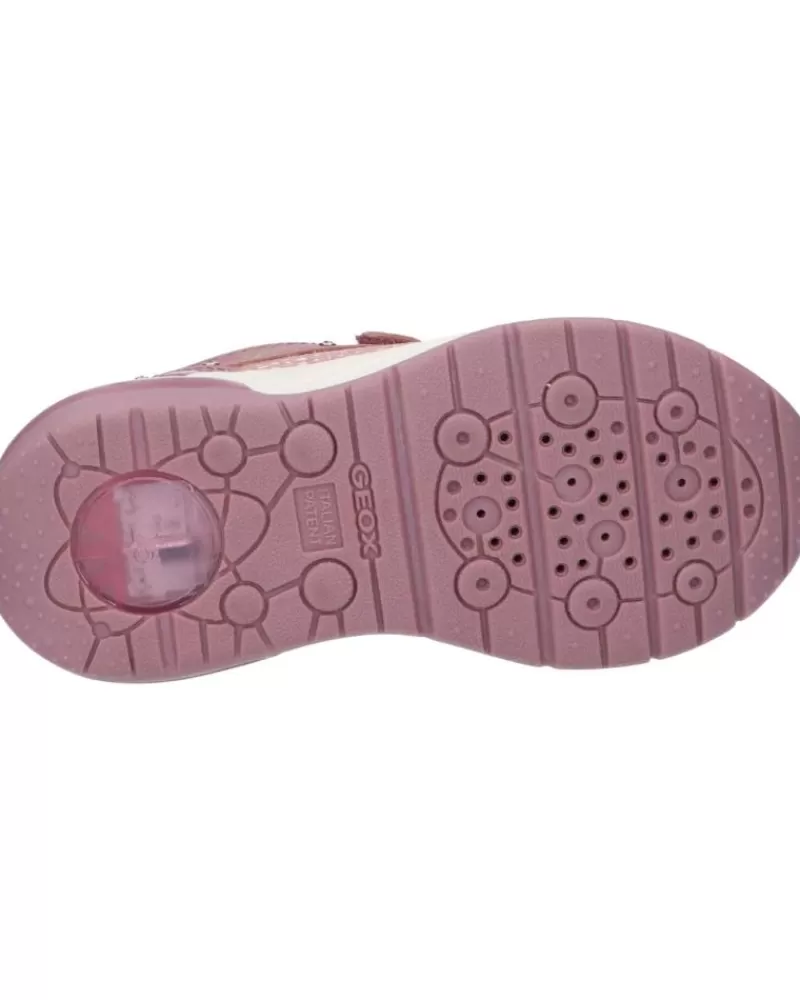 Girl GEOX Sports Shoes-Girl J168Va 0Dhbc J Spaceclub Girl C8006 Dk Pink