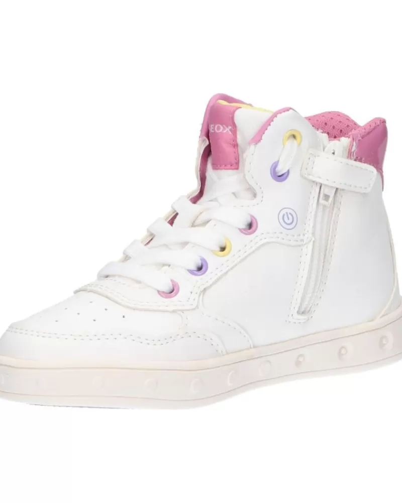 Girl GEOX Sports Shoes-Girl J368Wc 054As J Skylin C0653 White-Multicolor