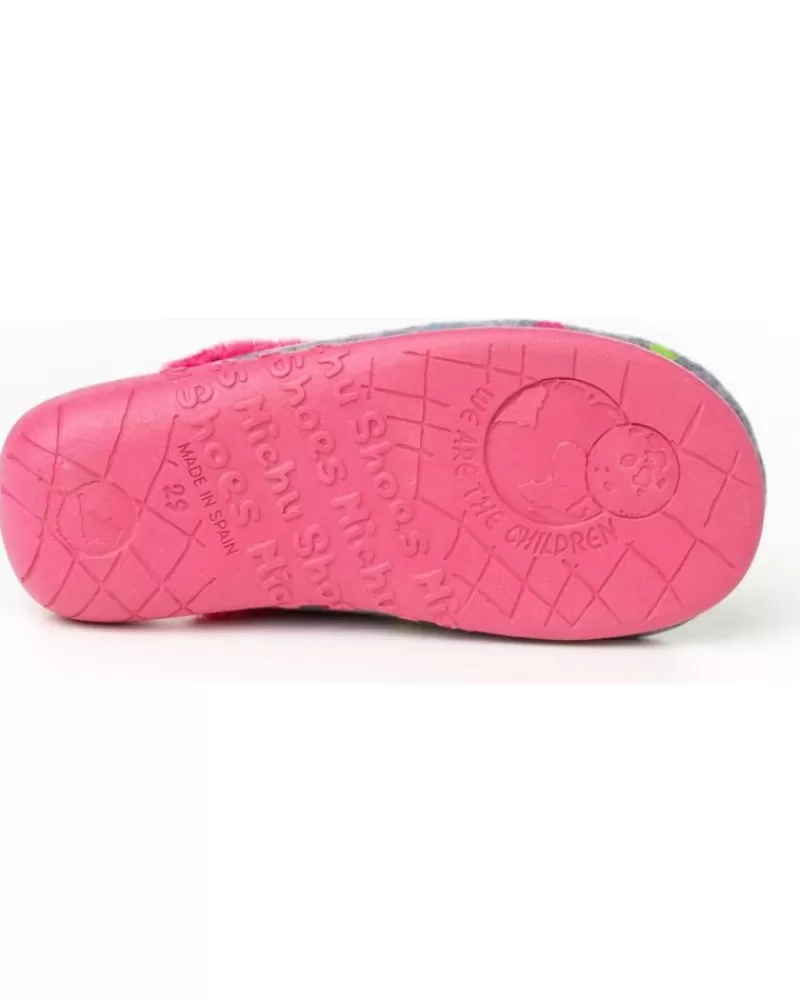 Girl ANGELITOS House Slipers-Girl House Slipers Pantufla Unicornio 134 Gris