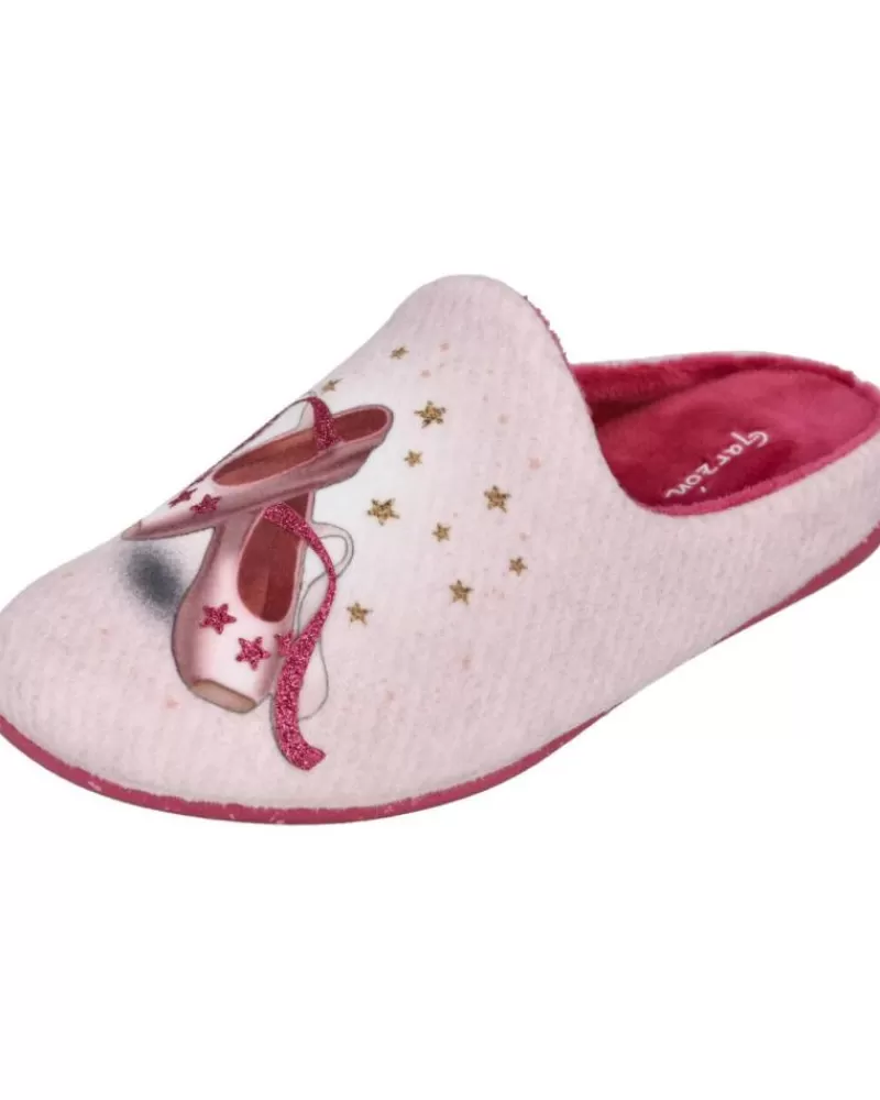 Girl GARZON House Slipers-Girl House Slipers N4746-246 Zapatillas De Casa Nin Rosa