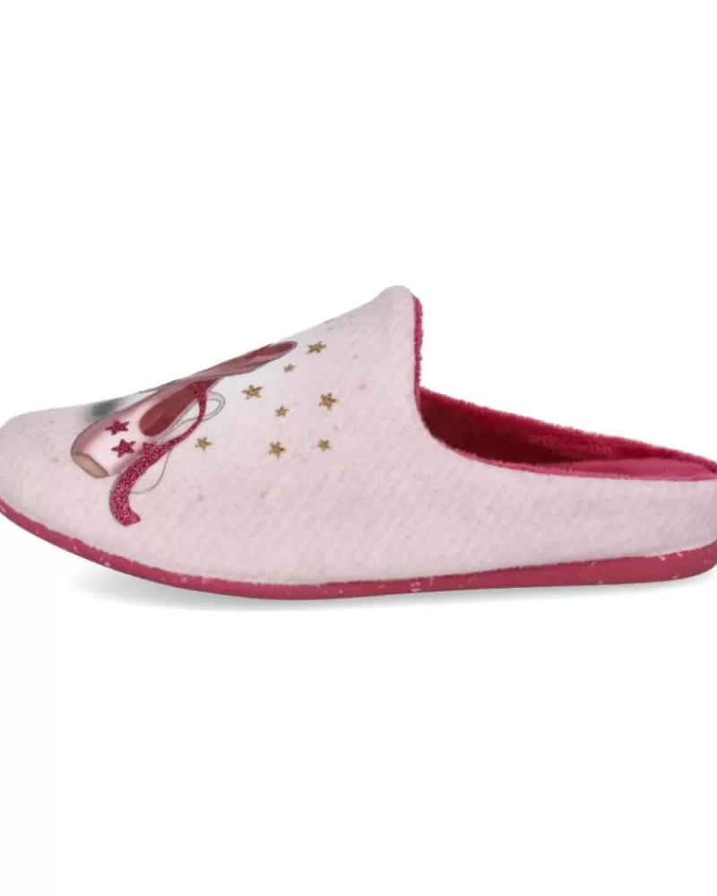 Girl GARZON House Slipers-Girl House Slipers N4746-246 Zapatillas De Casa Nin Rosa
