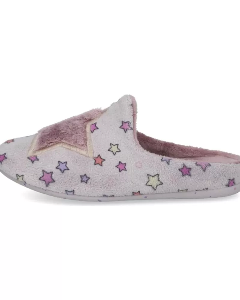 Girl GARZON House Slipers-Girl House Slipers N4749-247 Zapatillas De Casa Nin Gris