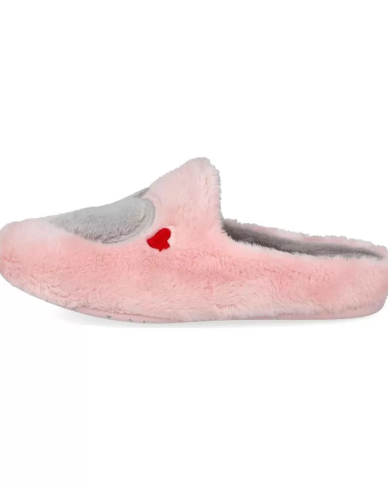 Girl GARZON House Slipers-Girl House Slipers N4756-275 Zapatillas De Casa Nin Rosa