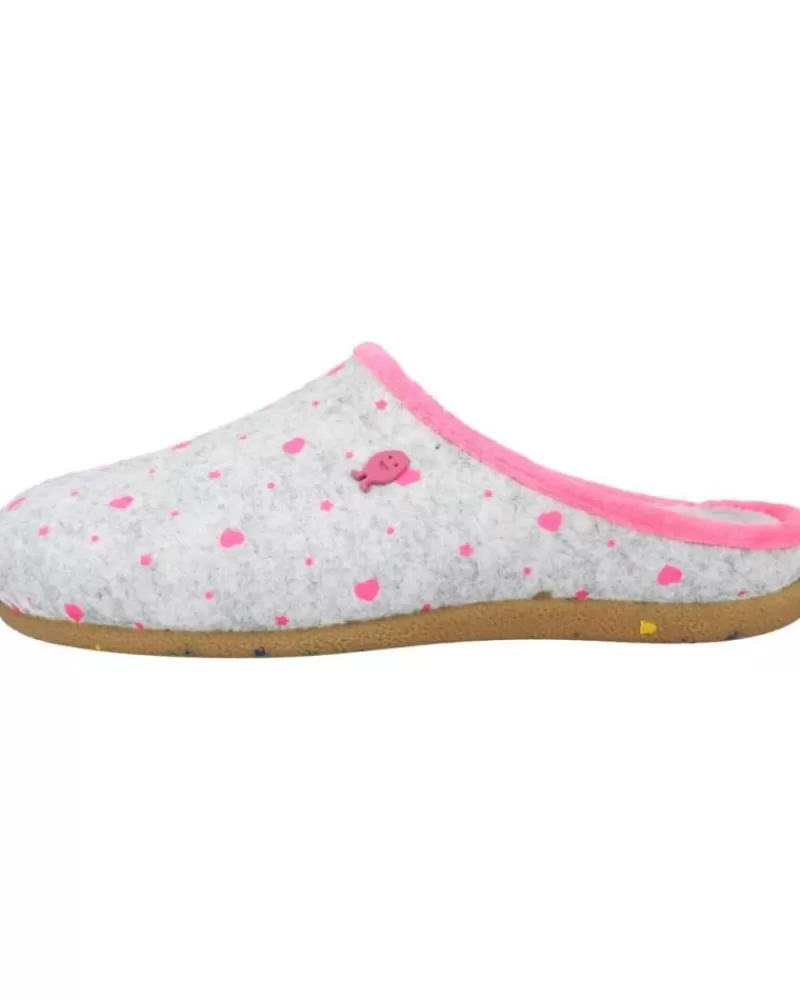 Girl HOT POTATOES House Slipers-Girl House Slipers Hogar Ludbreg Gris