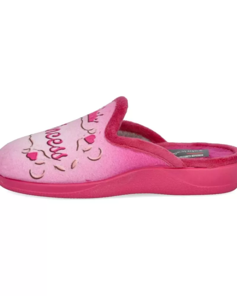 Girl L&R SHOES House Slipers-Girl House Slipers L&R Shoes Lr Shoes 220-28 Zapatillas De Casa Nin Fuxia