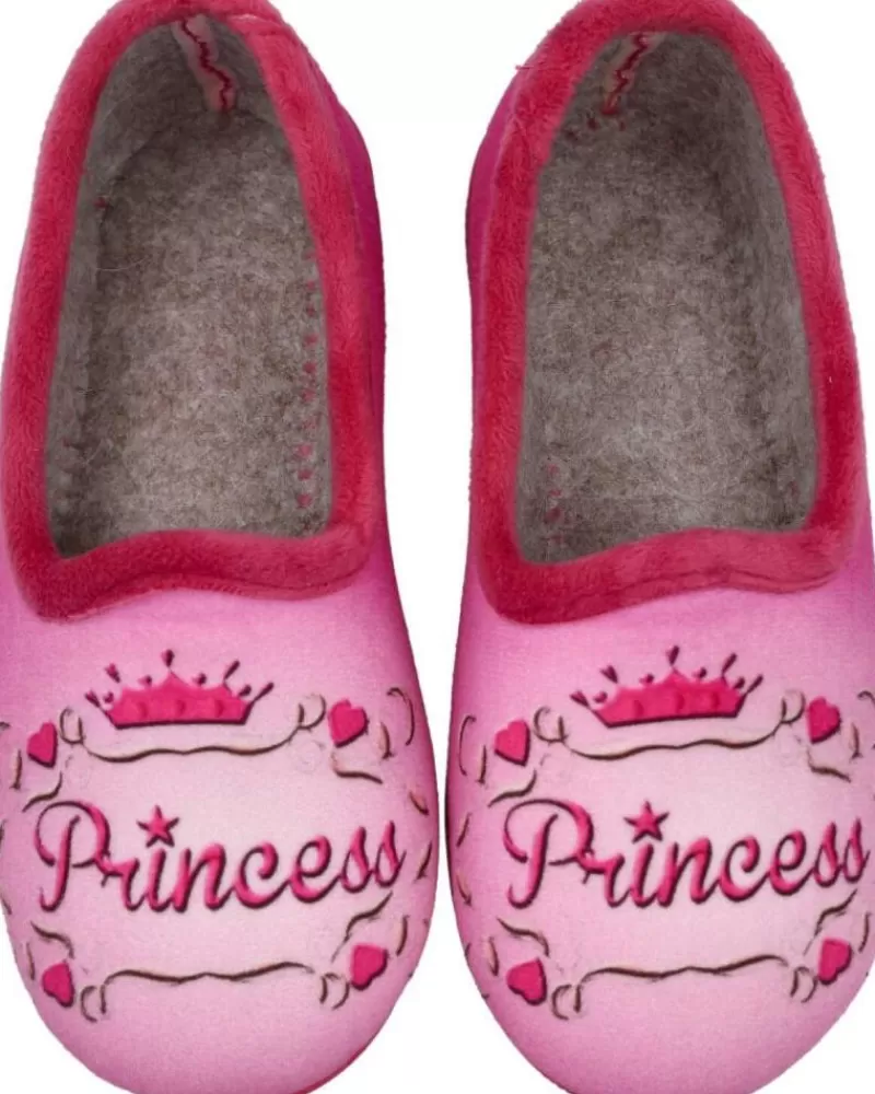 Girl L&R SHOES House Slipers-Girl House Slipers L&R Shoes Lr Shoes 300-28 Zapatillas De Casa Nin Fuxia