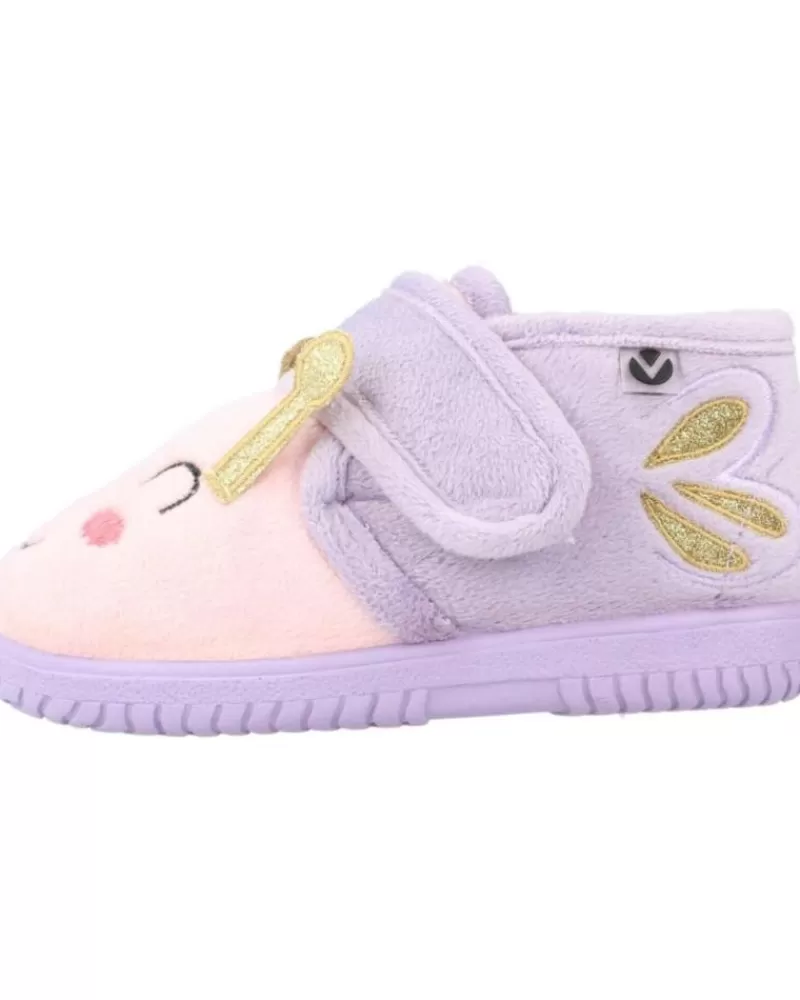 Girl VICTORIA House Slipers-Girl House Slipers 105119V Violeta