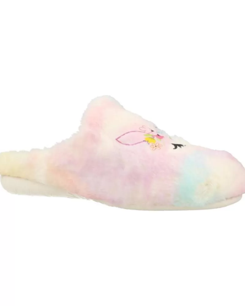 Girl VUL-LADI House Slipers-Girl House Slipers Roc Multicolor