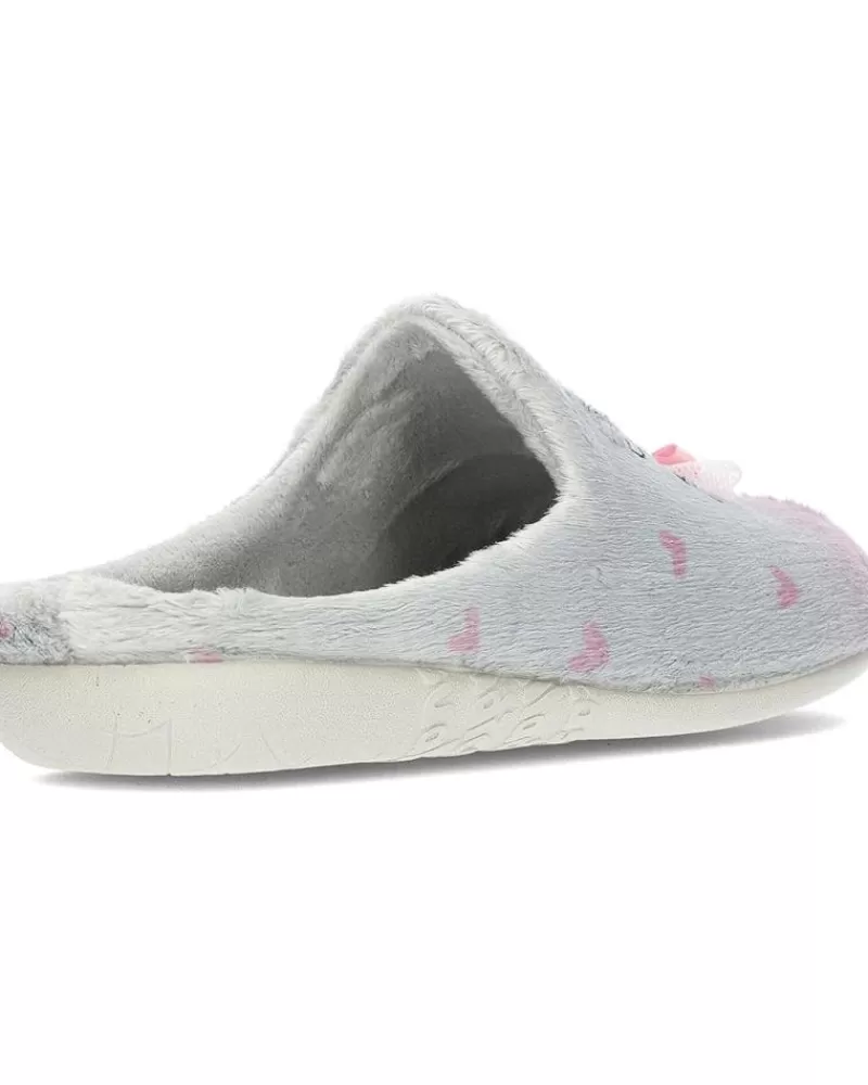 Girl VUL-LADI House Slipers-Girl House Slipers Vulladi Ir Por Casa 4216 Princesa Perla