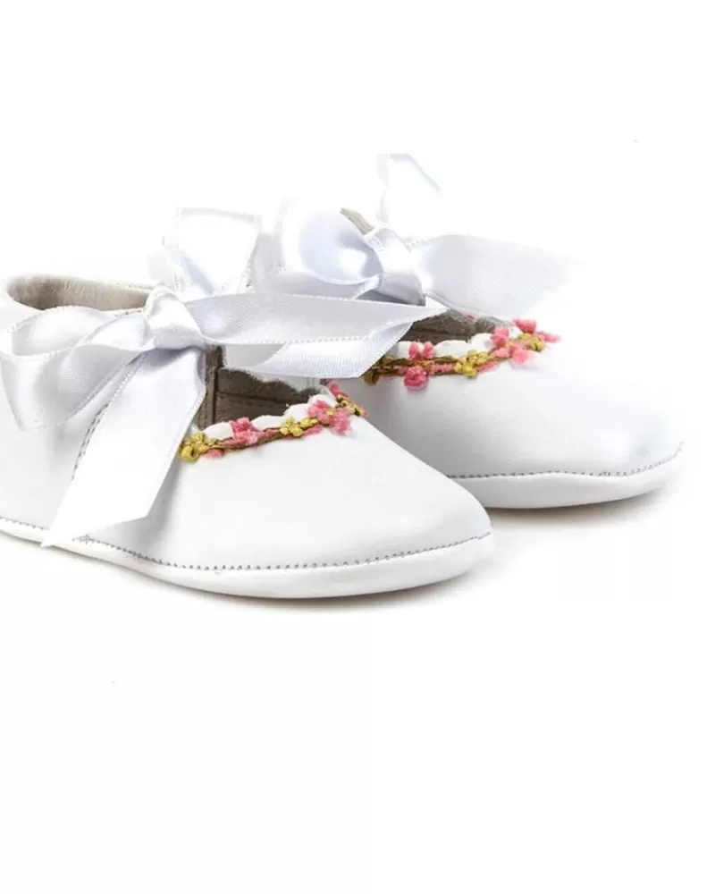 Girl ANGELITOS Infant-Girl Infant Zapato Patuco Piel 253 Blanco
